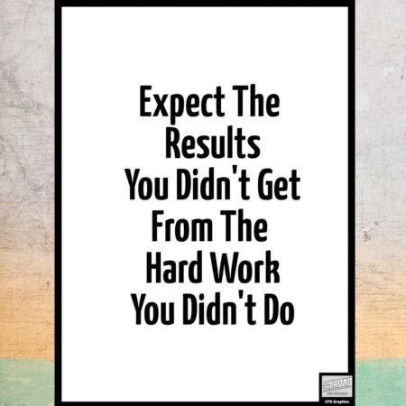 Expect The Results – Inspirational Message Printable Digital Download, 5×7, 8×10, 11×14, 16×20, JPG, PNG, PDF